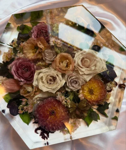 Preserved to perfection! 
Every petal tells a story, and this beautiful bouquet 