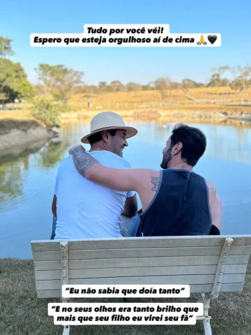 Que você continue me dando forças pra seguir o seu legado! A saudade e a dor par