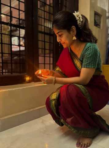 Diyas and the divine blessings 🪔✨🥰
