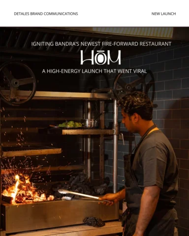 HOM entered Bandra with fire at its core and the city felt it. 🔥 We built a nar