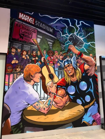 To celebrate Ed Sheeran’s Loop Tour kicking off at Marvel Stadium tonight, an am
