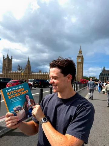 Couldn’t be prouder of @samholland1999 for launching his first cook book. Let me
