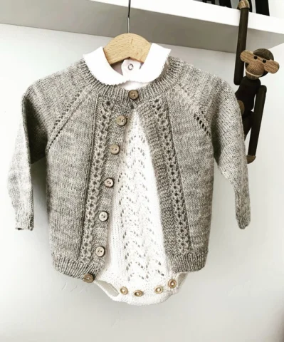 Nolan Cardigan in sizes 0-8 years and Hygge Romper patterns are available in my 