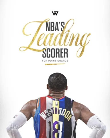 Untouchable 👑

@russwest44 has surpassed Oscar Robertson (26,710) to become the