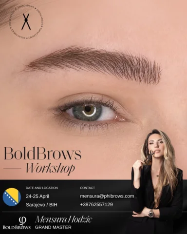 Dvodnevna Bold Brows Microblading edukacija

Savladajte prepoznatljivu Bold Brow