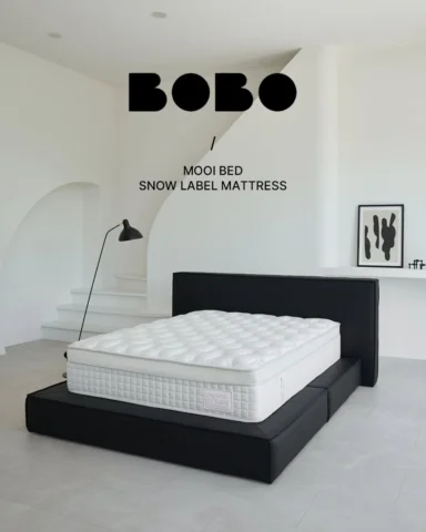 리그램) @bobo_official_

스노우라벨 하이엔드 매트리스는
한국 사람들이 가장 선호하고 편안해하는
착와감으로 매트리스에 사용되는 소재