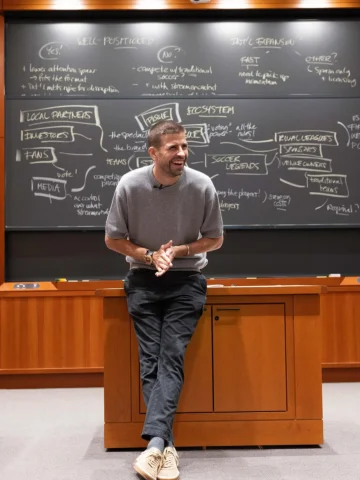 It was an honor to address students at @harvard Business School about the public