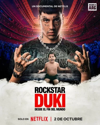 Ya supiste. Rockstar: DUKI desde el fin del mundo llega el 2 de octubre a Netfli