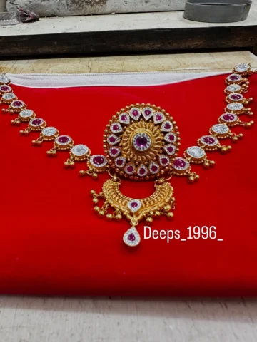 Follow my account 😇 #choker #rings #pendent #chain #jewellery earings hlf set m