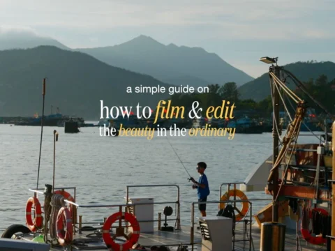 Here’s a simple and brief guide on how I usually film the beauty in the ordinary