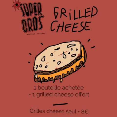 Lundi 8 décembre
Ce soir ! Ambiance Salsa et Grilled cheese ! 🥳