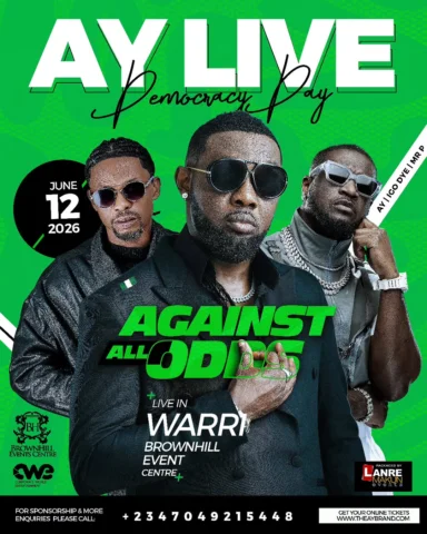 Warri, are you ready?
I am coming back home for AY Live, and this one means a lo