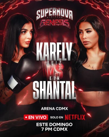 ¿Listos para esto? 👀🔥
Karely Ruiz entra al ring vs Kim Shantal 🥊
#SupernovaGe