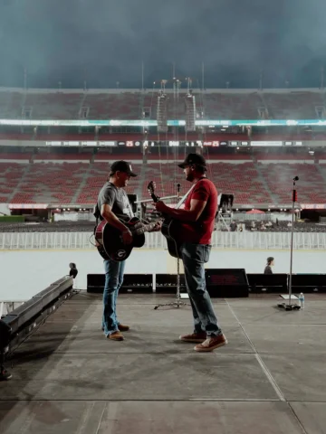 Rehearsals wrapped and we’re ready to go! See y’all tonight, Georgia, for Live B