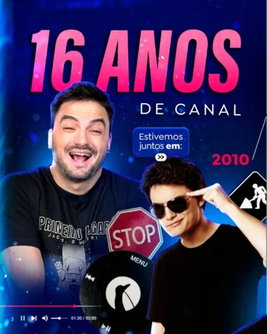 Hoje é um dia especial 🎈🎉🎊 - o aniversário do meu canal! São 16 anos tendo a 
