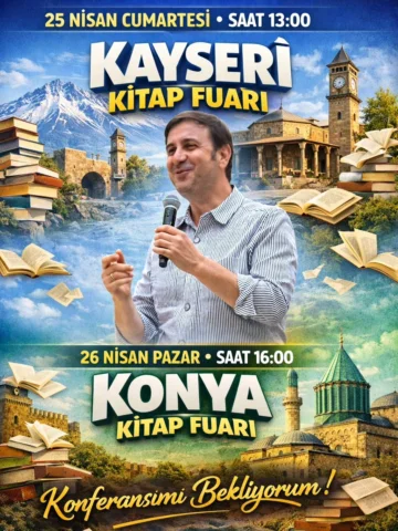 Yıllardır sizler için konferanslar vermeye devam ediyorum.
Bir derdim var…
Bir e