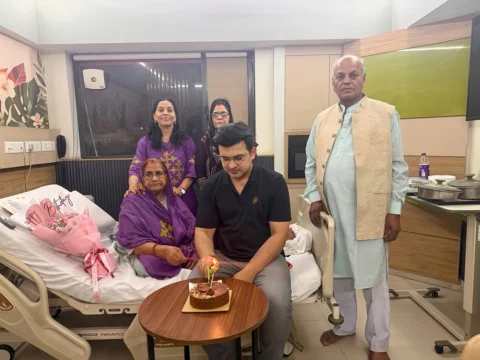 Celebrated my birthday in a hospital, holding the hand of my 83 year old nani, a