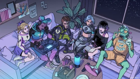 One more hangout before the big fight 🎮🍕 ⁣
🎨- @_picolo #art #illustration