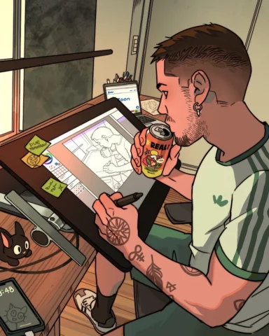 Trabalhar com ilustracao é sempre desenhar pros clientes, e embora eu AME o que 
