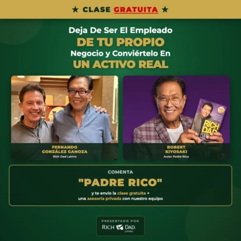 Comenta “PADRE RICO” y te mando el link para entrar a la clase gratuita + llamad