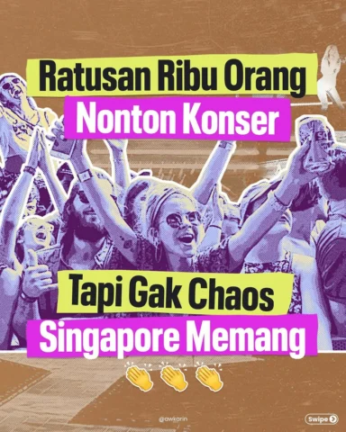 Singapura dapet banyak pujian dari Swifties yang selesai nonton konser Taylor Sw