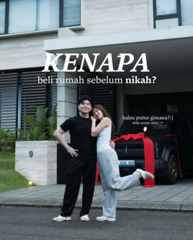 Goals setiap pasangan berbeda, ini sudut pandang kita berdua aja, sebagai pasang
