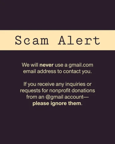 If you get an email claiming to be from me or my team asking for money or person