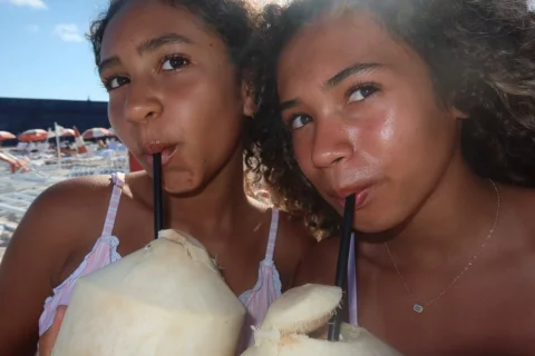 Spring break hits different with my Bestie 🌴💫💞🥥🛬