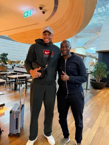 My friend Giannis just made me look small 😂
⚽️ x 🏀