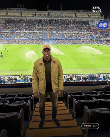 Good to be back at Stamford Bridge to watch Chelsea v Manchester United. 

I was