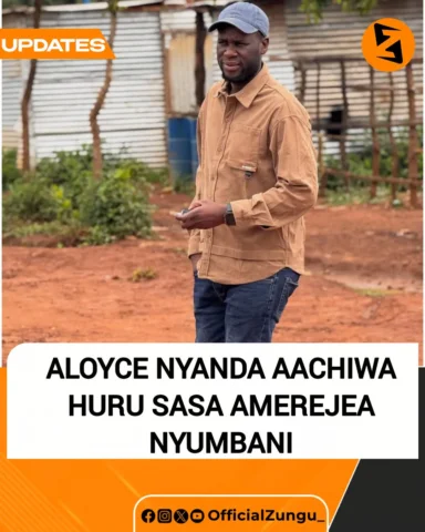 Mwandishi wa habari Aloyce Nyanda sasa yupo huru!!