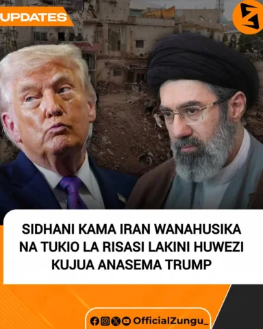 Rais wa Marekani Donald Trump amewaambia waandishi wa habari kwamba tukio la ufy