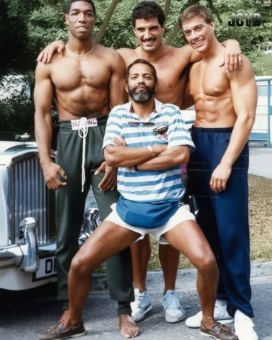 Kickboxer, 1988. Between takes, no one was acting.

We were young, hungry, and h
