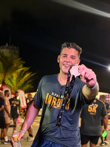 A 1º medalha , a primeira corrida contra mim mesmo , o primeiro desafio contra m