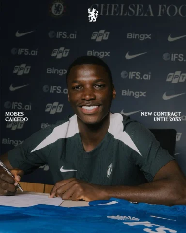 Chelsea is delighted to announce Moises Caicedo has signed a new contract with t