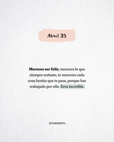 Mereces cada cosa bonita que te pasa.🙂‍↕️✨❤️