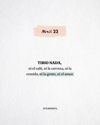La vida es demasiado corta para lo "a medias". Elige lo que te encienda, lo que 