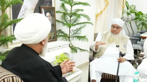 حالیہ جنگ کے دوران کل 31/ مارچ کو حضرت مولانا خلیل الرحمٰن سجاد نعمانی صاحب نے د