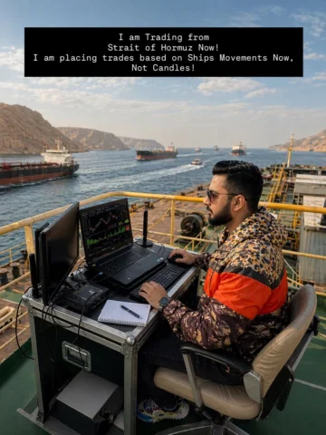 I am Trading from
Strait of Hormuz Now!
I am placing trades based on Ships Movem