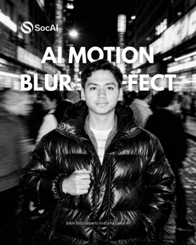 Efek sekeren ini cuma pakai AI lho. Buktikan sendiri dengan AI Motion Blur Effec