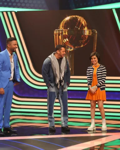 Pre show of INDIA VS PAKISTAN match🌪️ Met THE REAL “TIGER” @beingsalmankhan sir