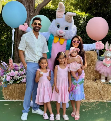 Grateful, blessed, & cutely dressed 🐣 Happy Easter 🐇🙏🏼✨