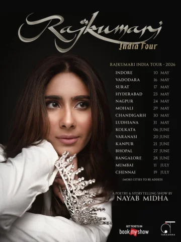 RAJKUMARI | INDIA TOUR <3 

Tickets on book my show, link in bio 🔗