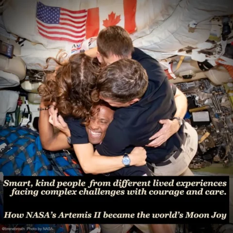 This is our reminder of what courageous leadership and teamwork looks like. Miss