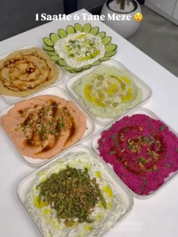 Elinize sağlık 👏

@misss_lezzetler 
・・・
Selamlar , sizlere 6 çeşit meze yaptım 