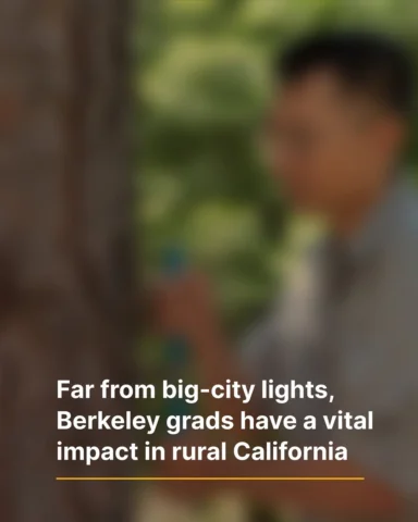 For most UC Berkeley grads, a life in rural or small-town California is the road
