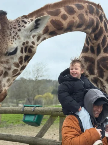 What a special place 🦒 
Gary the giraffe and I became best mates he’s got a sta