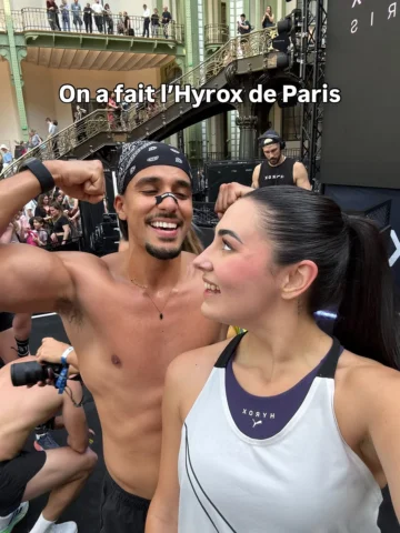 We did it ! 🥹✨
Samedi c’était le jour J on a fait l’Hyrox de Paris ! 
C’était d