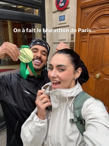 On a fait le MARATHON DE PARIS 🥹✨

C’était dur mais je suis fière de moi et fiè