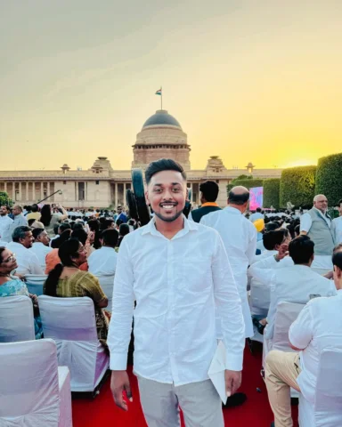 Glad to have the opportunity to witness history in making 🔥🚩 #pmoathtakingcere